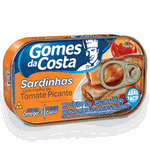 Sardinha Gome Da Costa 125g Molho Tom. Picante