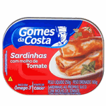 Sardinha Gome Da Costa 250g Molho Tomate