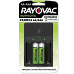 Recarregador Rayovac Ps132 - Acompanha 2 Pilhas