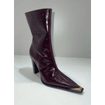 Bota de Couro Vinho 