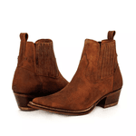 Botina Masculina Couro Crazy Horse Sela - Silverado Botas