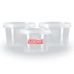 POTE REDONDO 0500G CRISTALCOPO CX 300 UNIDADES