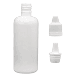 FRASCO BRANCO 0100ML BATOQUE - PCTE 50 UNID 