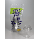 COPO BOLHA 400 ML - GALVANOTEK G840 C/TAMPA - PCTE 10 UNID