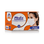 MASCARA 3CAMADAS MEDIX BRANCA - Cx 50 UNID