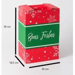 CAIXA CESTA NATAL 30x18x39 (M) - PCTE C/ 25 UNID