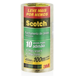 FITA ADESIVA TRANSPARENTE 45x100m(3M) - PCTE 10 UNID
