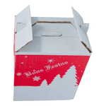 CAIXA CESTA NATAL 30x21x35 (BRANCA) - PCTE 25 UNID