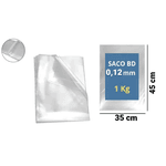 SACO PLASTICO BD 35X45X12 - PCTE 1 KG