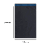 ENVELOPE E-COMMERCE PRETO 20X30 - PCTE 250 UNID 