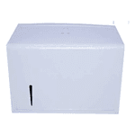 DISPENSER TOALHA PAPEL METAL BRANCO - UNID