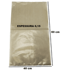SACO PLAST RECICLADO CANELA 40x60x15 - PCTE 1 KG 