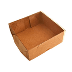 CAIXA KRAFT 08x08x3,5 TAMPA TRANSP - PCTE 10 UNID