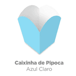 CACHEPO ANIVERSARIO MINI PIPOCA AZUL - PCTE 10 UNID 