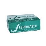 TOALHA PAPEL BRANCA EXTRA LUXO SERRAZUL - PCTE 1000 FL 