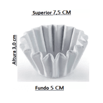 FORMA DE PAPEL FORNEAVEL BRANCA N.0B - PCTE 100 UNID 