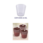 COPO CRISTAL 025ML MINI PRAFESTA - PCTE 10 UNID