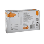 LUVA NITRILICA PRETA S/PO TALGE (M) - Cx 100 UNID