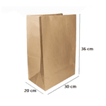 SACO PAPEL SOS (GG) - 30x20x36 - PCTE 50 UNID