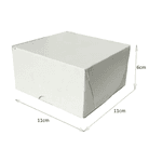 CAIXA PRESENTE 11x11x06 PRATA - PCTE 10 UNID 