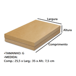 CAIXA KRAFT 26x35x07 (G) - PCTE 10 UNID 