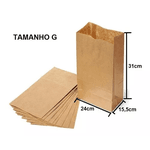 SACO PAPEL SOS (G) - 24x15x31 - PCTE 50 UNID 