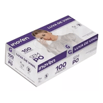 LUVA VINIL S/PO INOVEN (G) - CX 100 UNID