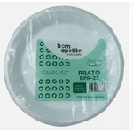 PRATO ISOPOR 23 CM BOM APETITE - PCTE 25 UNID