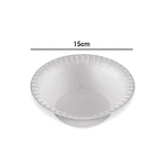 PRATO ISOPOR 15 CM FUNDO FIBRAFORM - PCTE 25 UNID