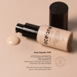 Base Líquida Semi-Matte Skin Foundation Cor 300M - Océane 