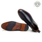 Bota Masculina Ankle Boot Tulsa Couro Preto
