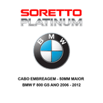 Cabo Embreagem Alongado 50mm Maior - BMW f 800 Gs Ano 2006 - 2012