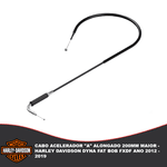 Cabo Acelerador "A" Alongado 200mm Maior - Harley Davidson Dyna Fat Bob FXDF Ano 2012 - 2019