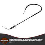Cabo Acelerador "B" Alongado 300mm Maior- Harley Davidson Dyna Fat Bob FXDF Ano 2012 - 2019