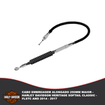 Cabo Embreagem Alongado 250mm Maior - Harley Davidson Heritage Softail Classic FLSTC Ano 2014 - 2017
