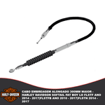 Cabo Embreagem Alongado 300mm Maior - Harley Davidson Softail Fat Boy Lo Flstf Ano 2014 - 2017|Flstfb Ano 2010 - 2017|Flstn 2014 - 2017