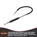 Cabo Embreagem Alongado com capa 1930mm e curso com 85mm maior - Harley Davidson Softail Fat Boy Lo Flstf Ano 2014 - 2017|Flstfb Ano 2010 - 2017|Flstn 2014 - 2017