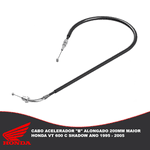 Cabo Acelerador "B" Alongado 200mm Maior Honda Vt 600 C Shadow Ano 1995 - 2005