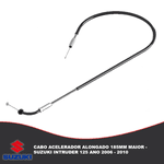 Cabo Acelerador Alongado 185mm Maior - Suzuki Intruder 125 Ano 2006 - 2010