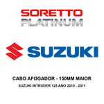 Cabo Afogador Alongado 150mm Maior - Suzuki Intruder 125 Ano 2010 - 2011