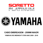 Cabo Embreagem Alongado 250mm Maior - Yamaha Xvs Midnight Star Ano 2009 - 2016