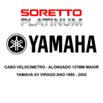 Cabo Velocimetro Alongado 137mm Maior - Yamaha Xv Virago Ano 1995 - 2002
