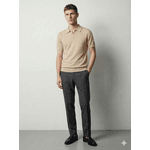 GOLA POLO TRICÔ MARTINE LORENZO - BEGE