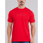 CAMISETA LOUIS VUITTON - VERMELHA BORDADA
