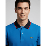 Gola Polo Lacoste Diferenciada Importada - Azul 