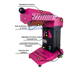 Máquina Transfer laser Start Giro 360º - Modelo Slim - Pink