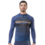 Camisa Manga Longa Elite Bike Experience Preto/azul 