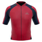 Camisa Manga Curta Marcio May Masculina Elite Vermelho/azul