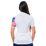 Camisa Manga Curta Elite Feminina Experience Branco/rosa