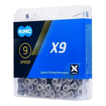 CORRENTE 9V KMC X9 116 ELOS CINZA